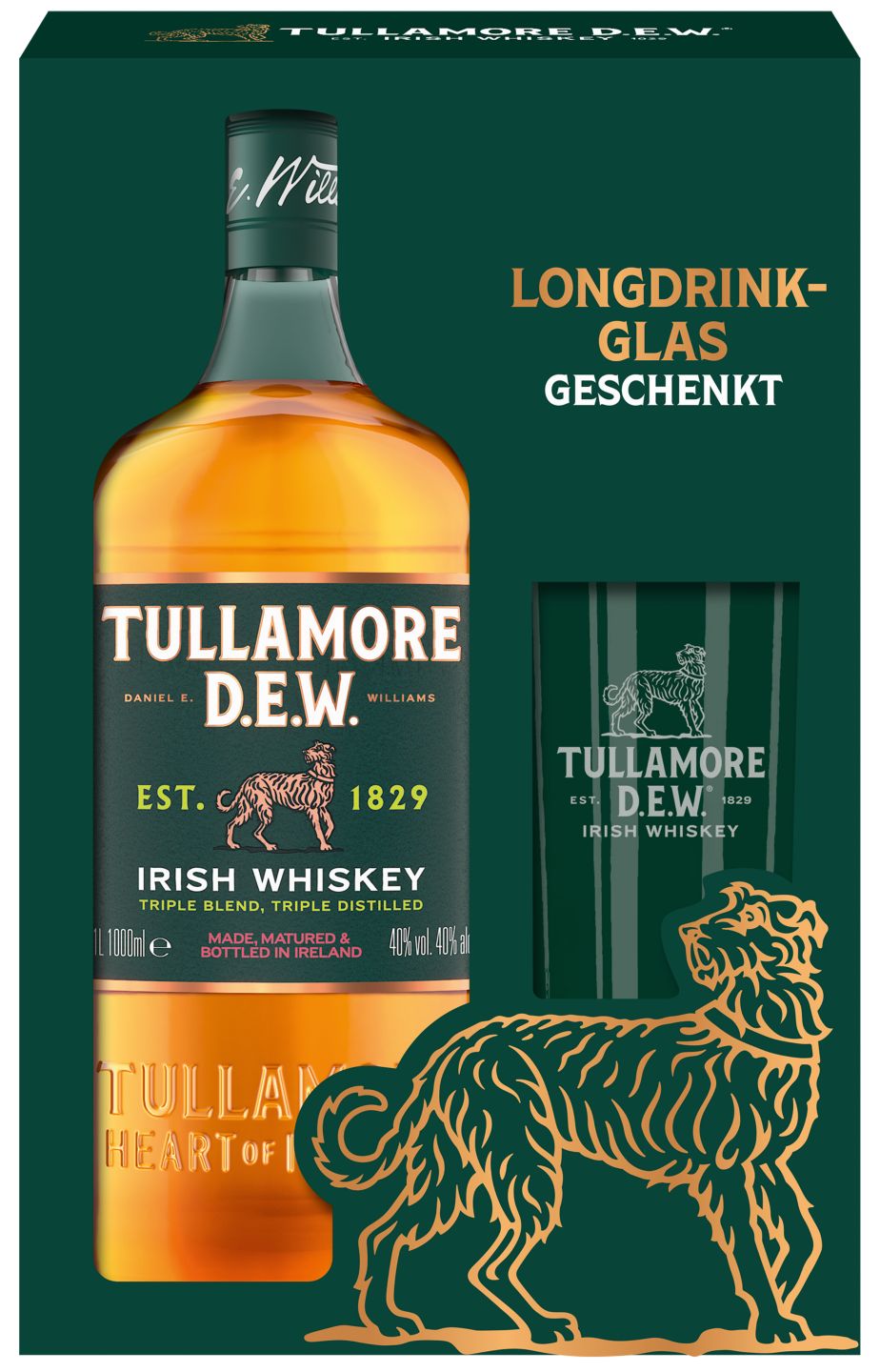 TULLAMORE DEW Irish Whiskey