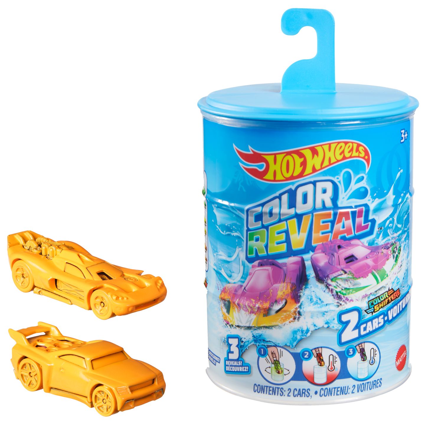 MATTEL HOT WHEELS Die-Cast-Fahrzeuge »Color Reveal«