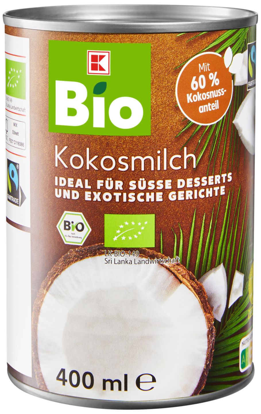 K-BIO Bio-Kokosmilch