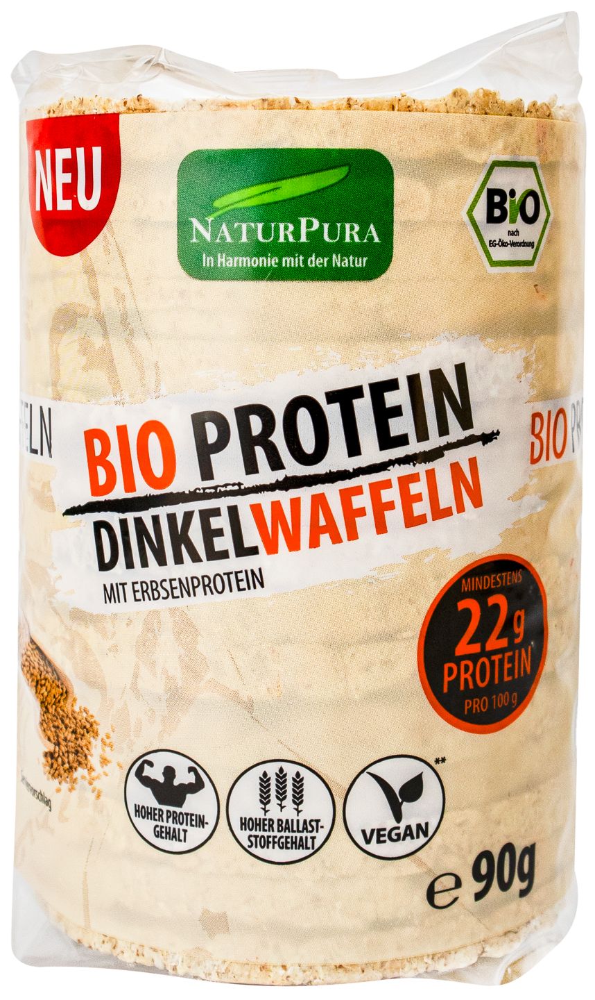 NATURPURA Bio-Protein-Dinkelwaffeln