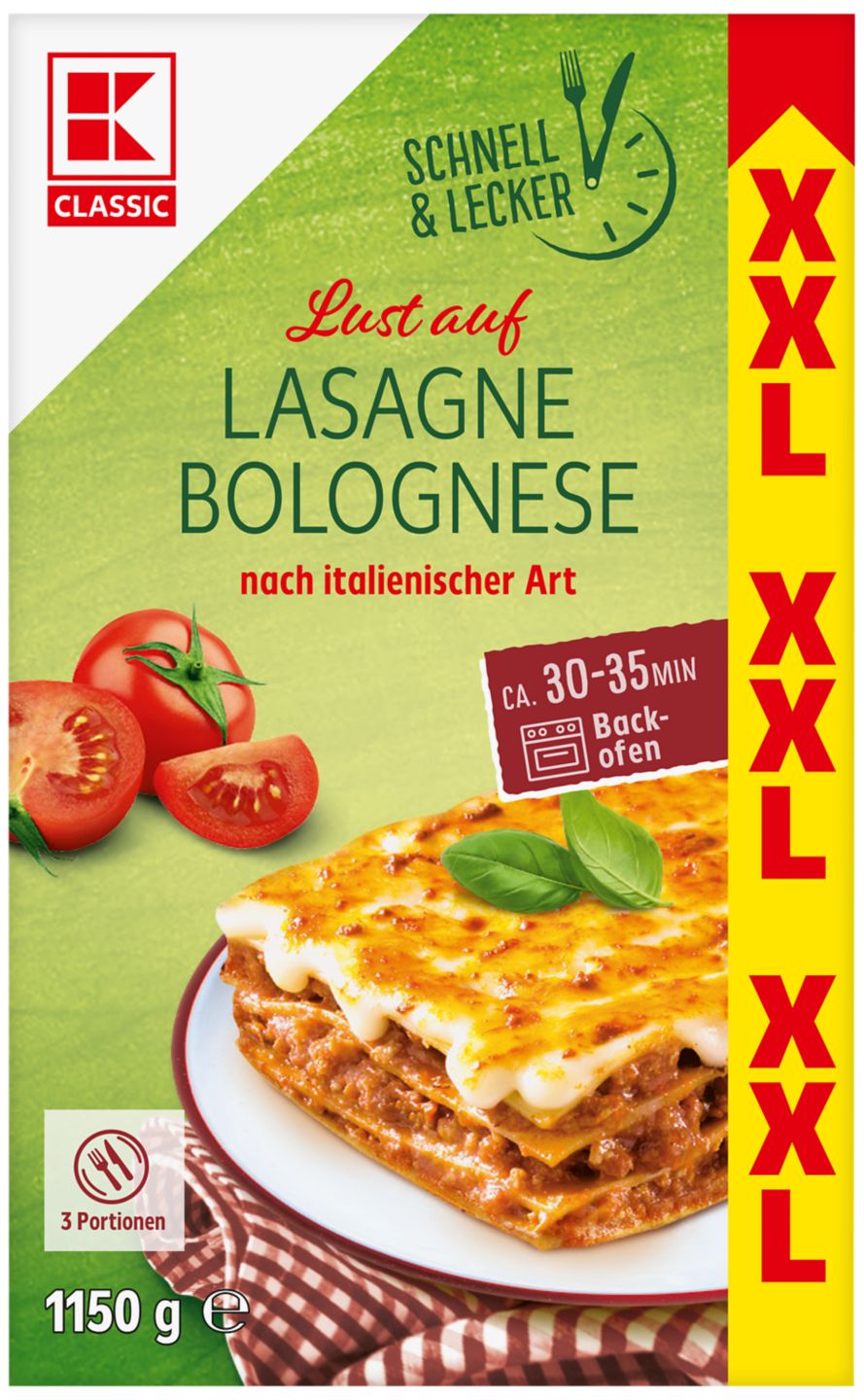 K-CLASSIC Lasagne Bolognese XXL