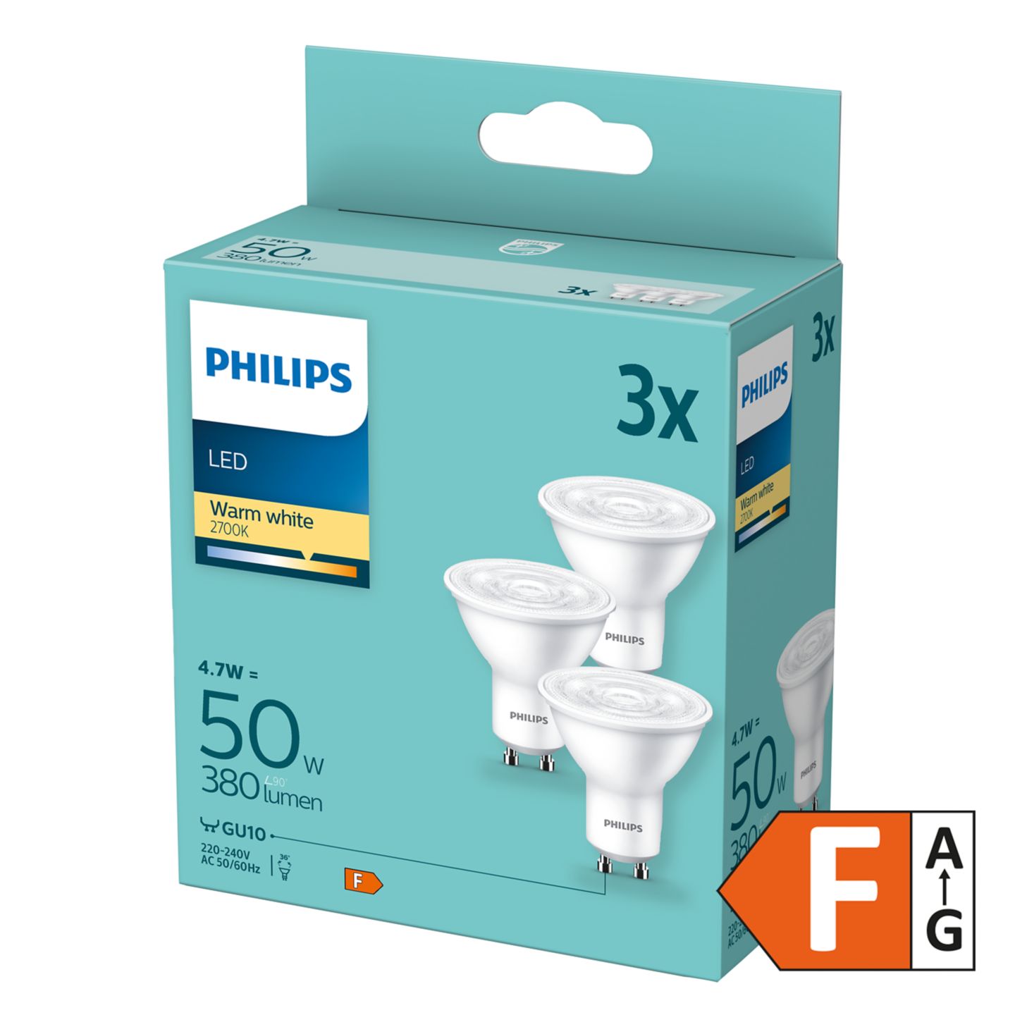 PHILIPS LED-Reflektoren GU10 4,7 W