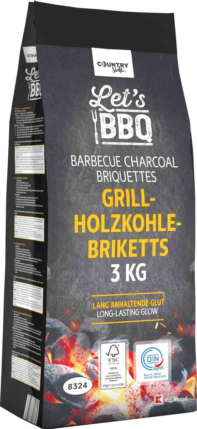 COUNTRYSIDE® Grill-Holzkohlebriketts