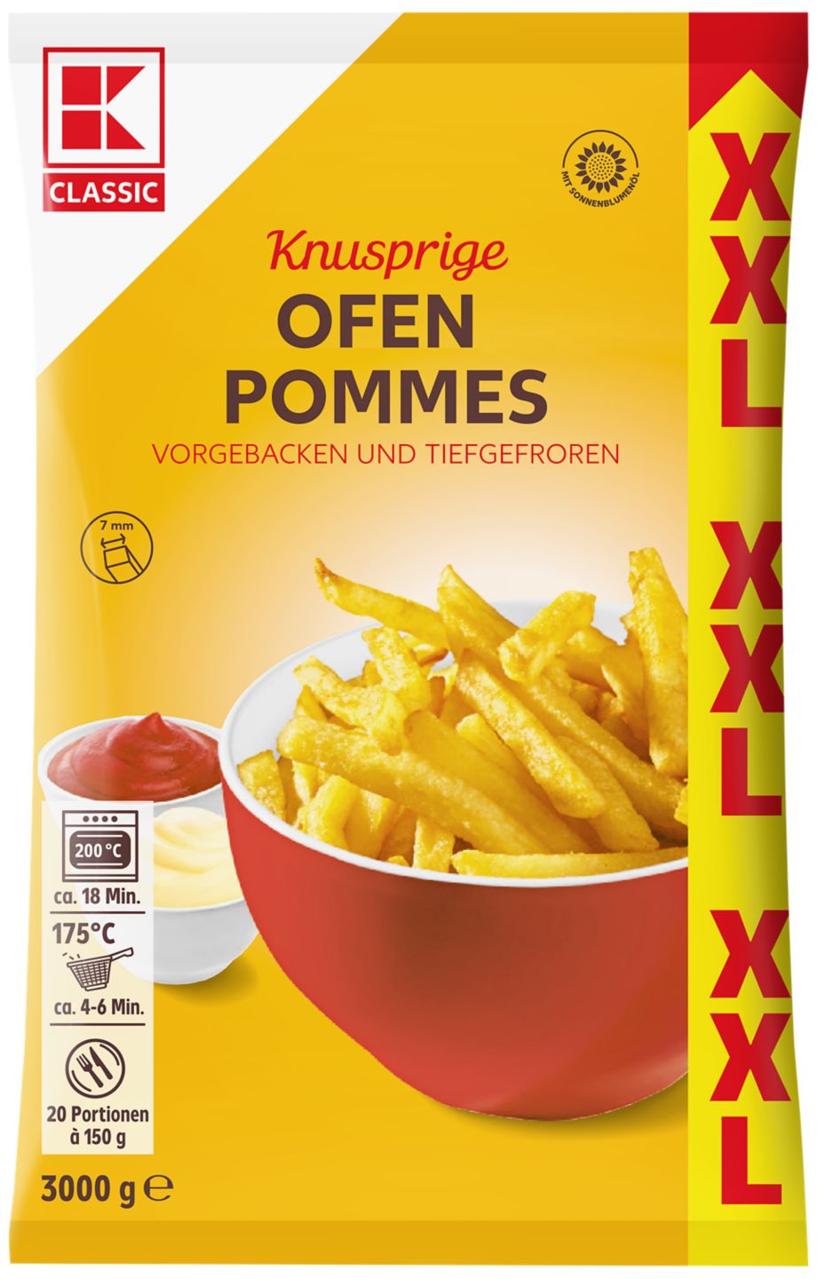 K-CLASSIC Ofenpommes XXL