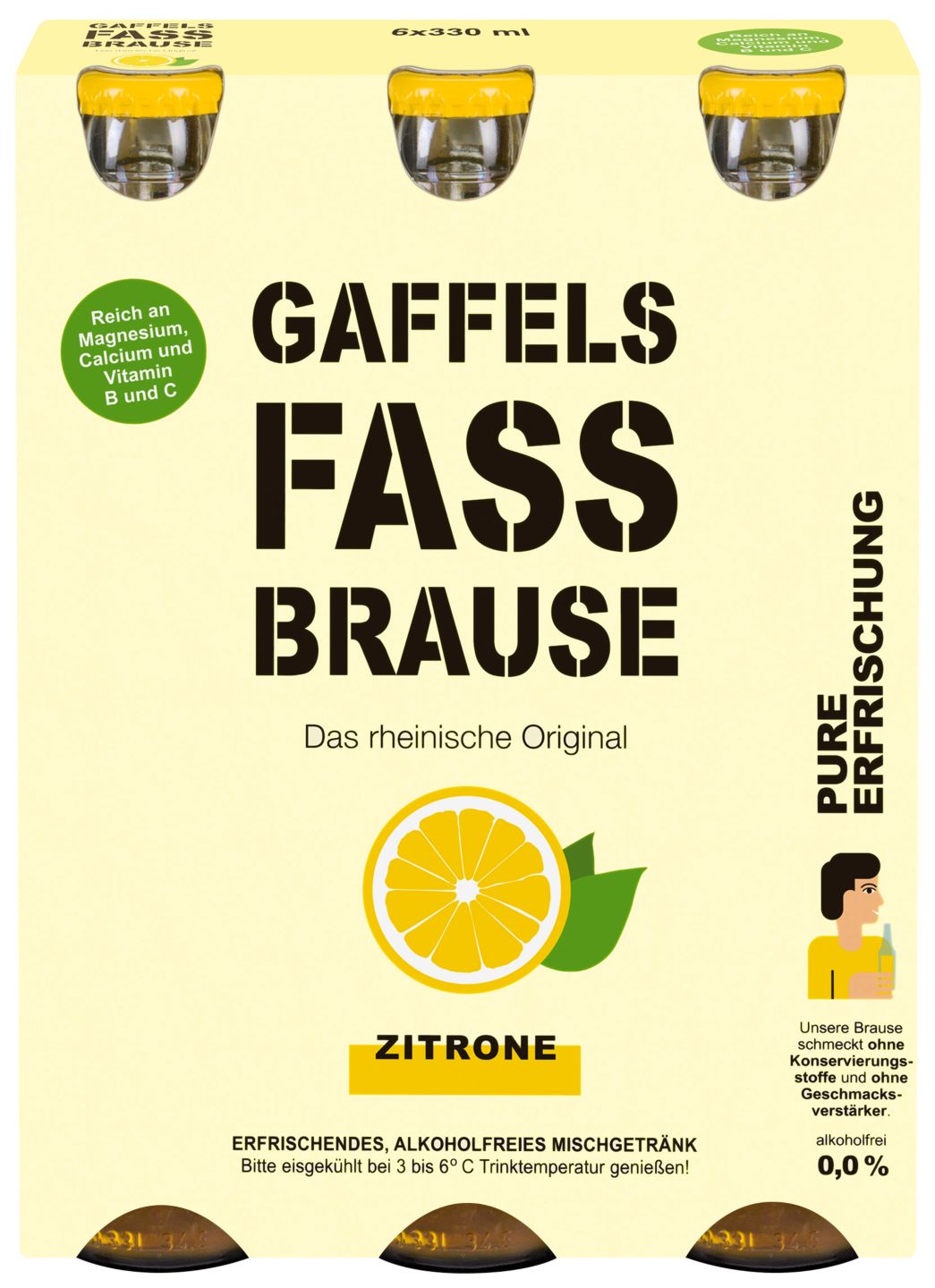 GAFFELS Fassbrause Zitrone