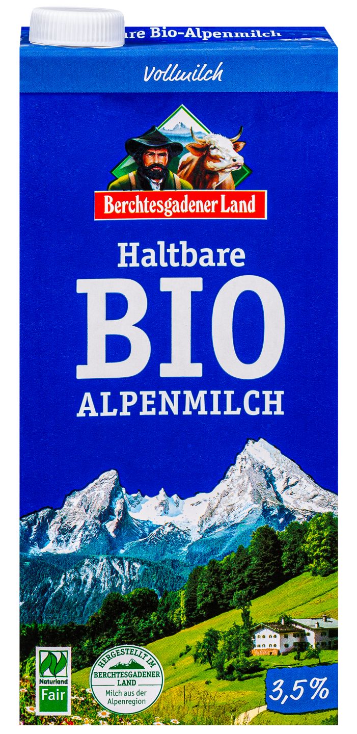 BERCHTESGADENER LAND Haltbare Bio-Alpenmilch