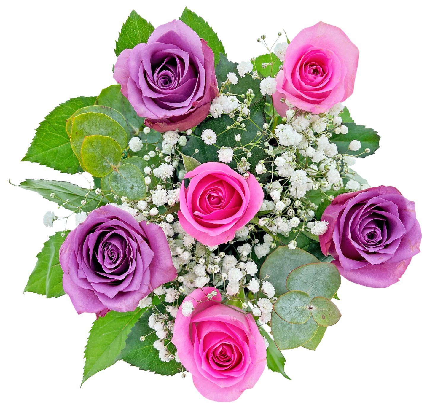 Rosen-Eukalyptusstrauß  