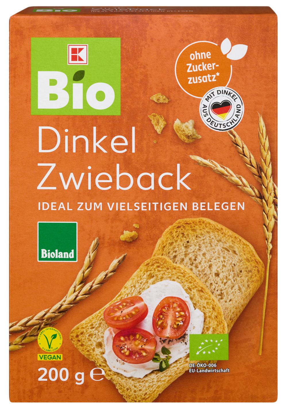 K-BIO Bioland Dinkel-Zwieback