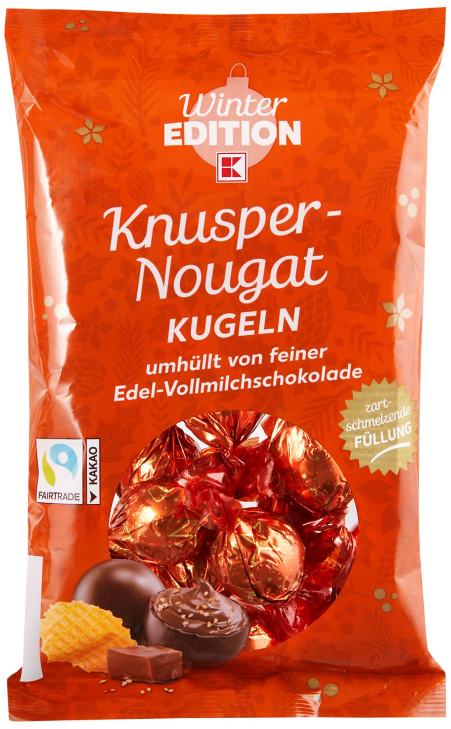 K-WINTER EDITION Gefüllte Schoko-Kugeln oder Gelee-Baumbehang