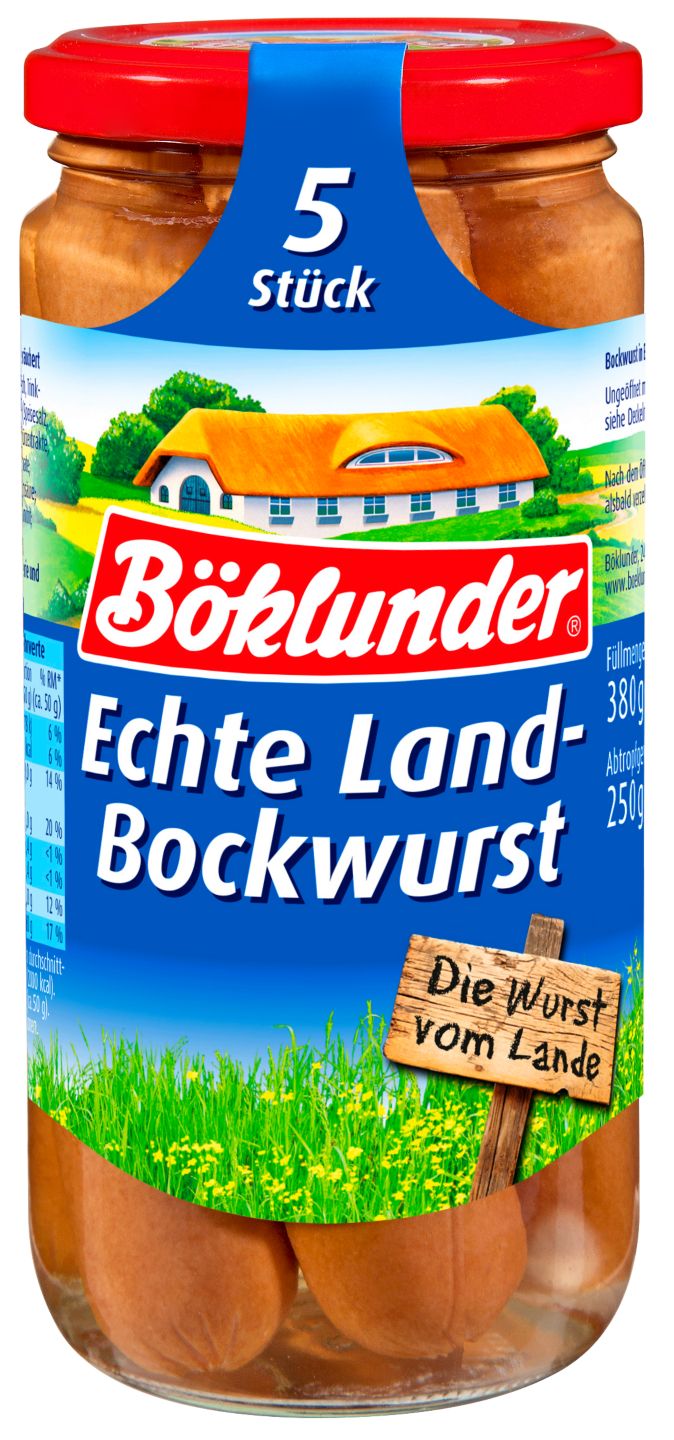 BÖKLUNDER Echte Land-Bockwurst