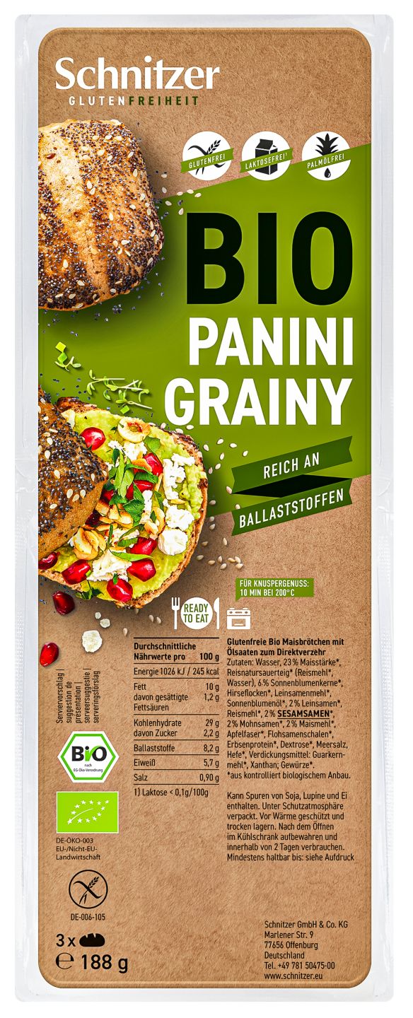 SCHNITZER Bio-Panini