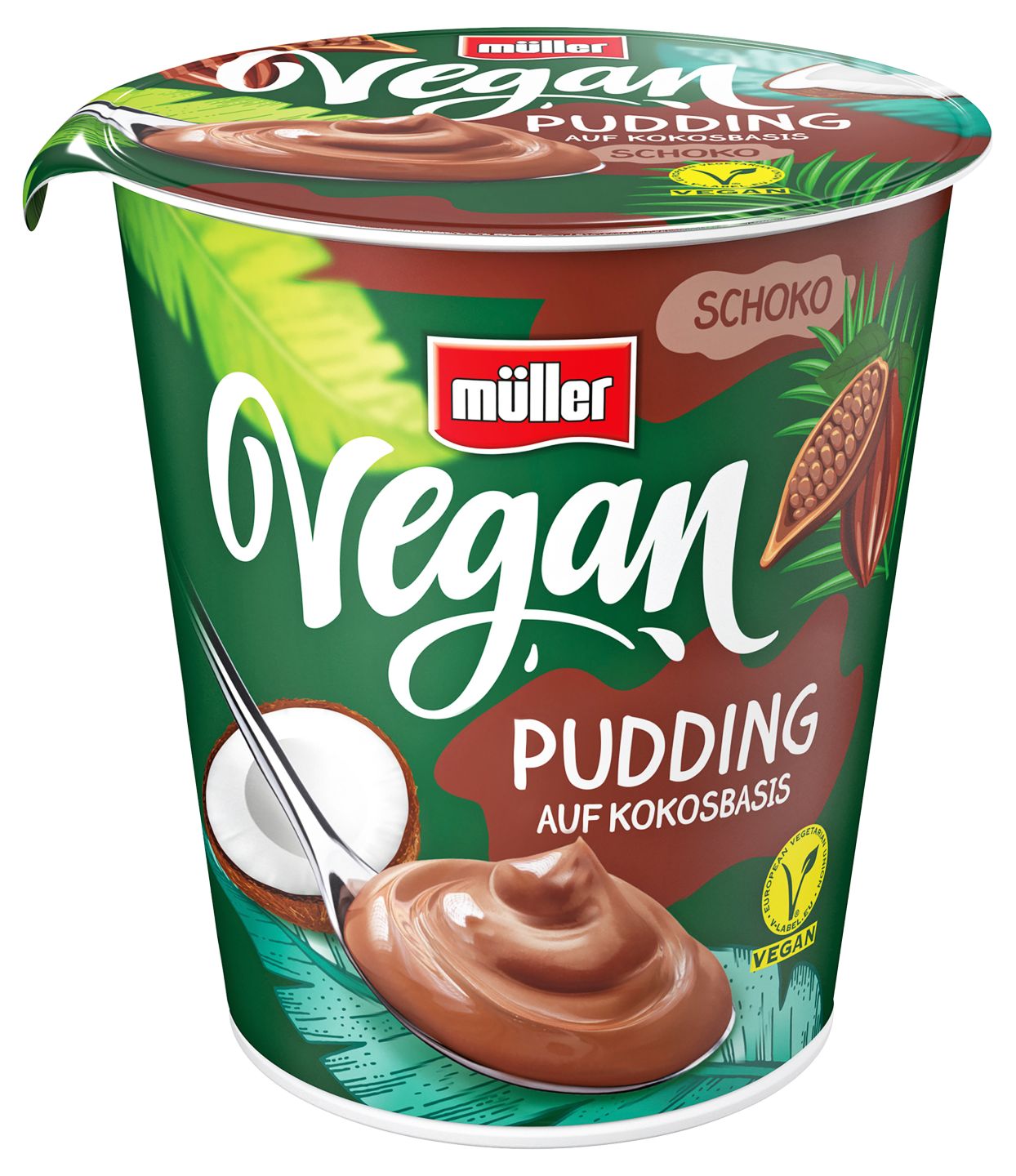MÜLLER Veganer Pudding oder Mousse