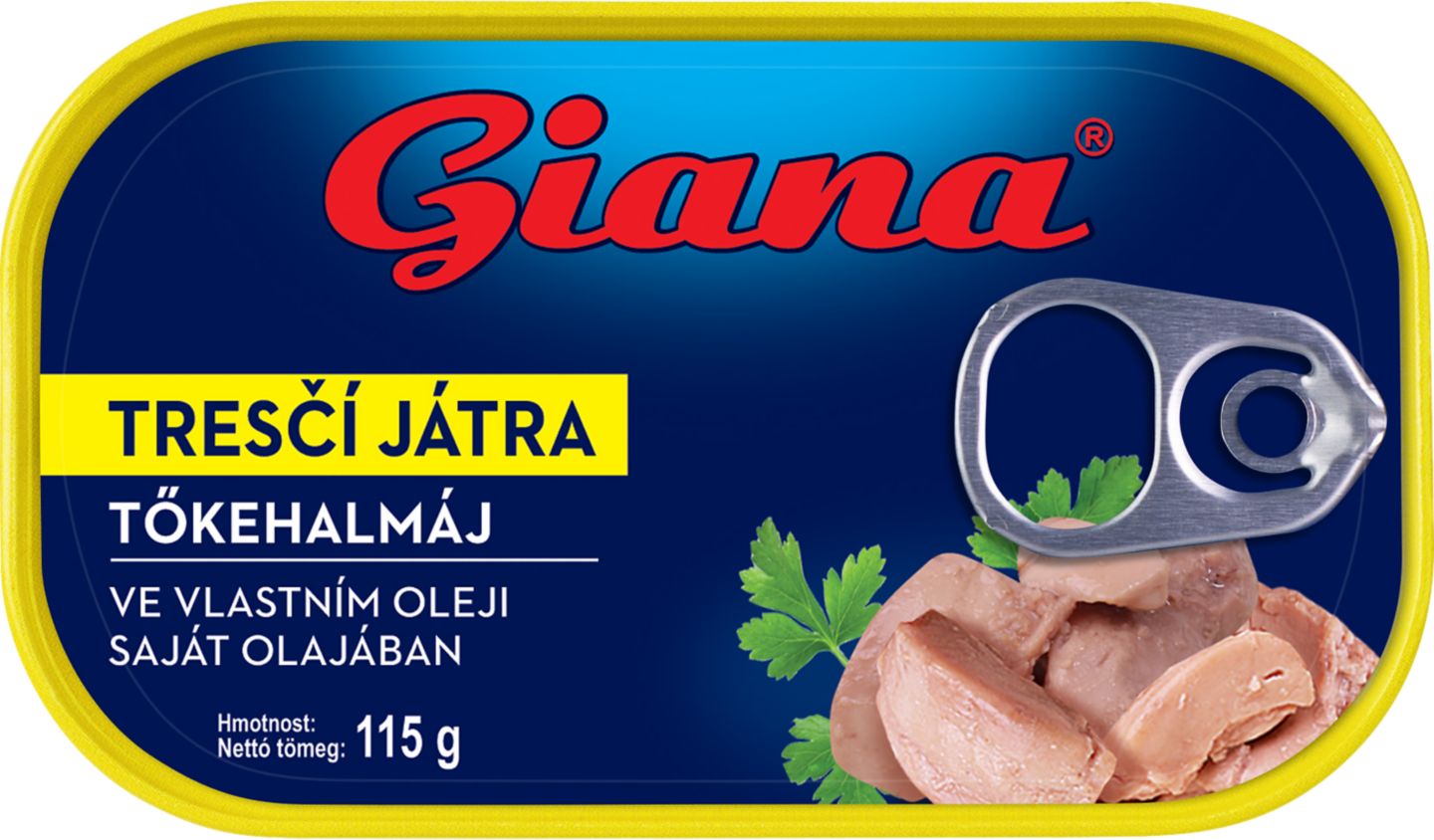 Giana Tresčia pečeň