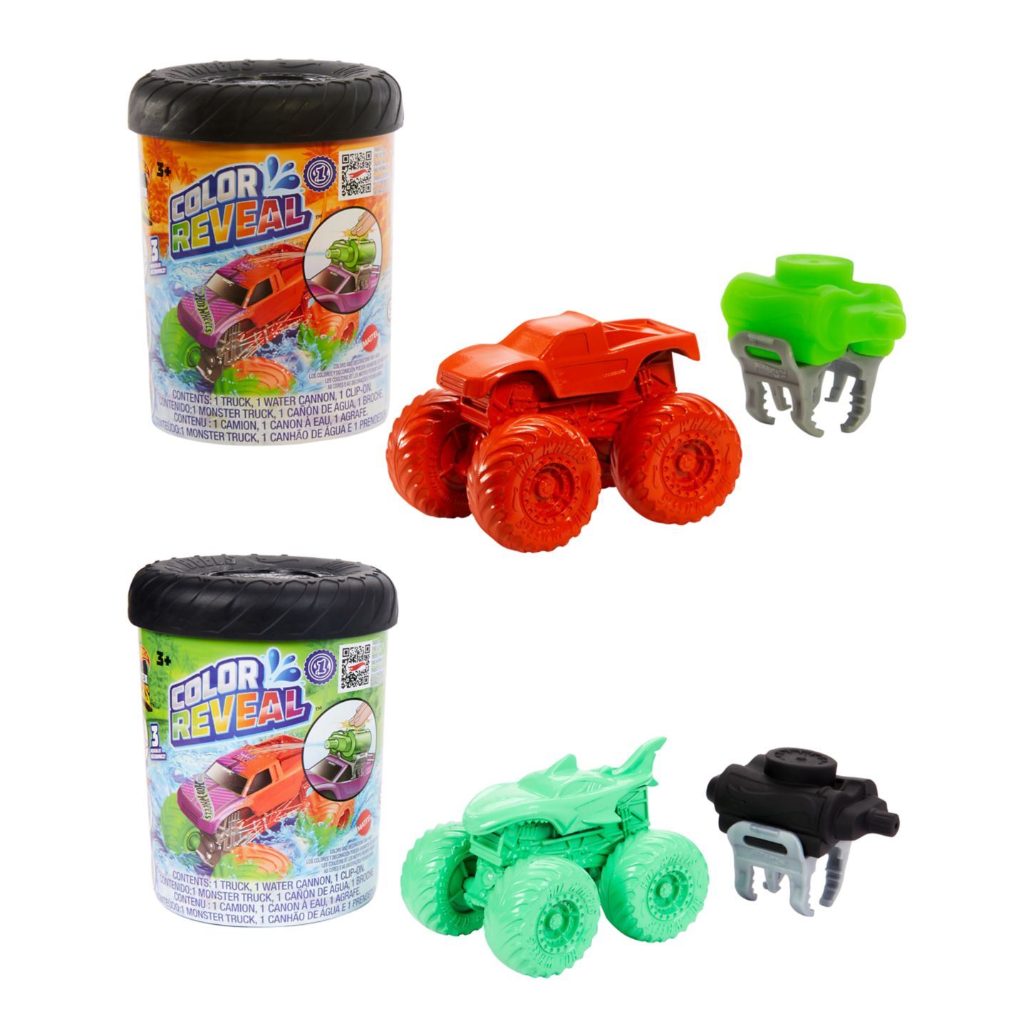 MATTEL Hot Wheels Monster Trucks Color Reveal