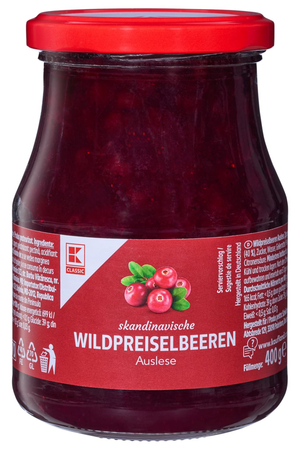 K-CLASSIC Wildpreiselbeeren