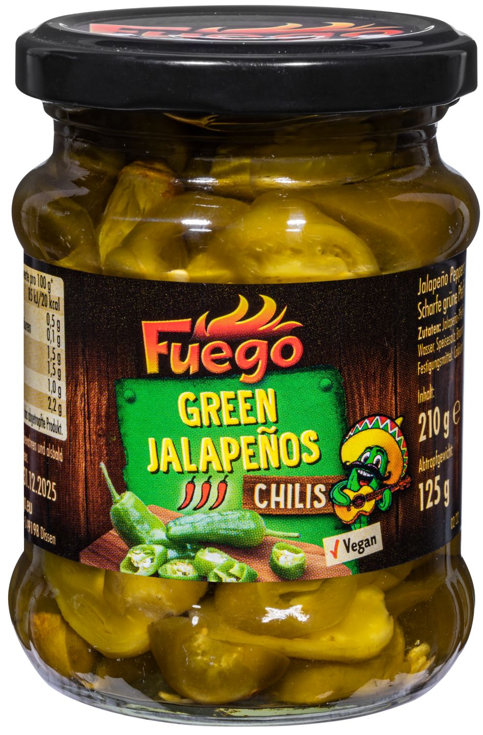 FUEGO Green Jalapeños