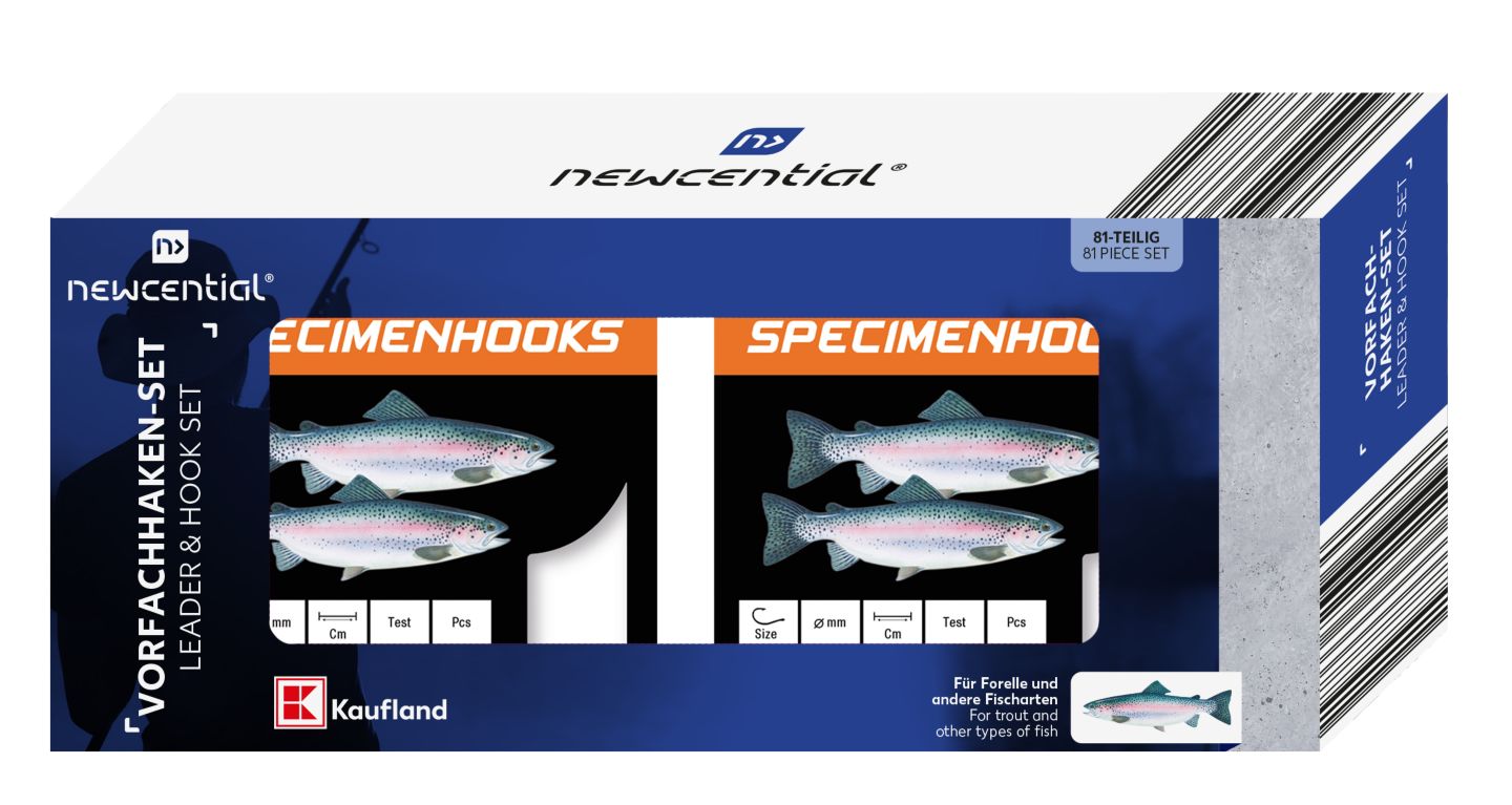 NEWCENTIAL® Vorfachhaken-Set »Forelle« 