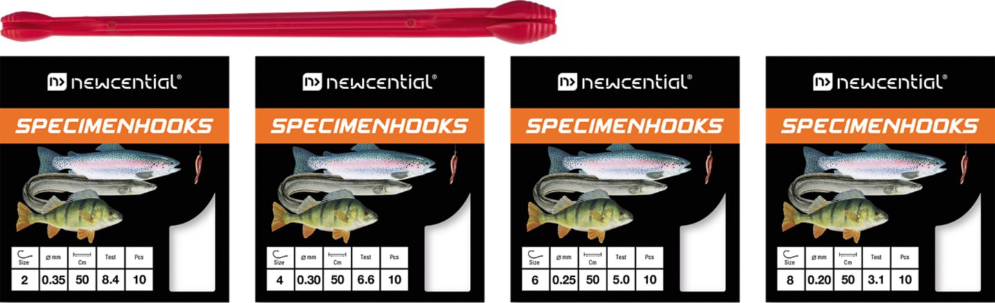 NEWCENTIAL® Vorfachhaken-Set »Naturköder«