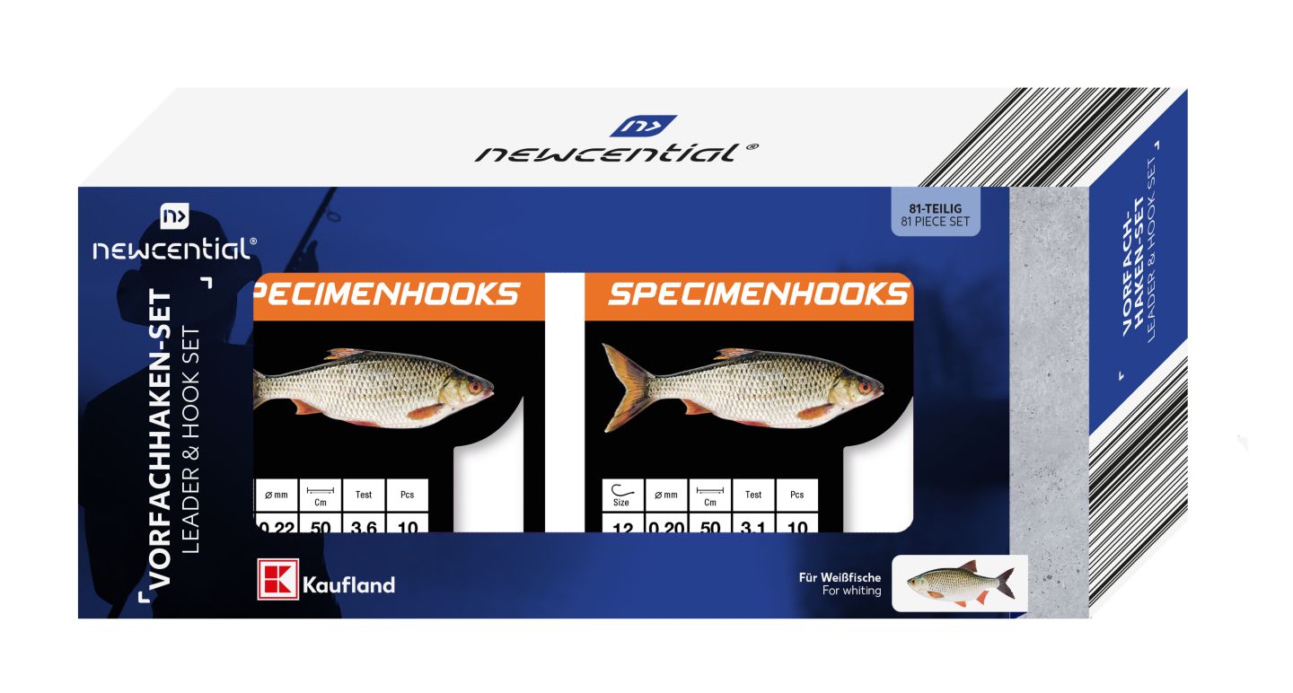 NEWCENTIAL® Vorfachhaken-Set »Weißfische«
