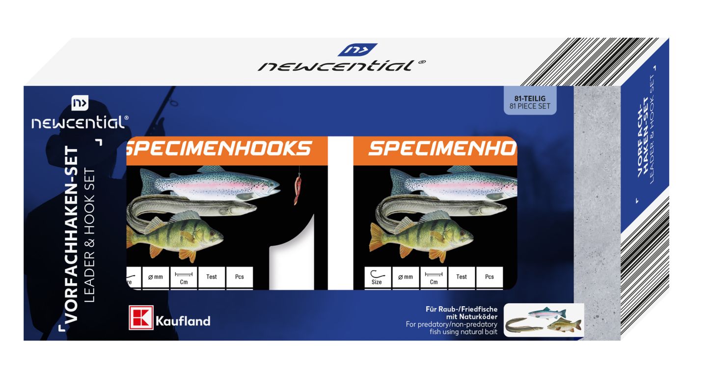 NEWCENTIAL® Raubfisch-Stahlvorfach-Set 