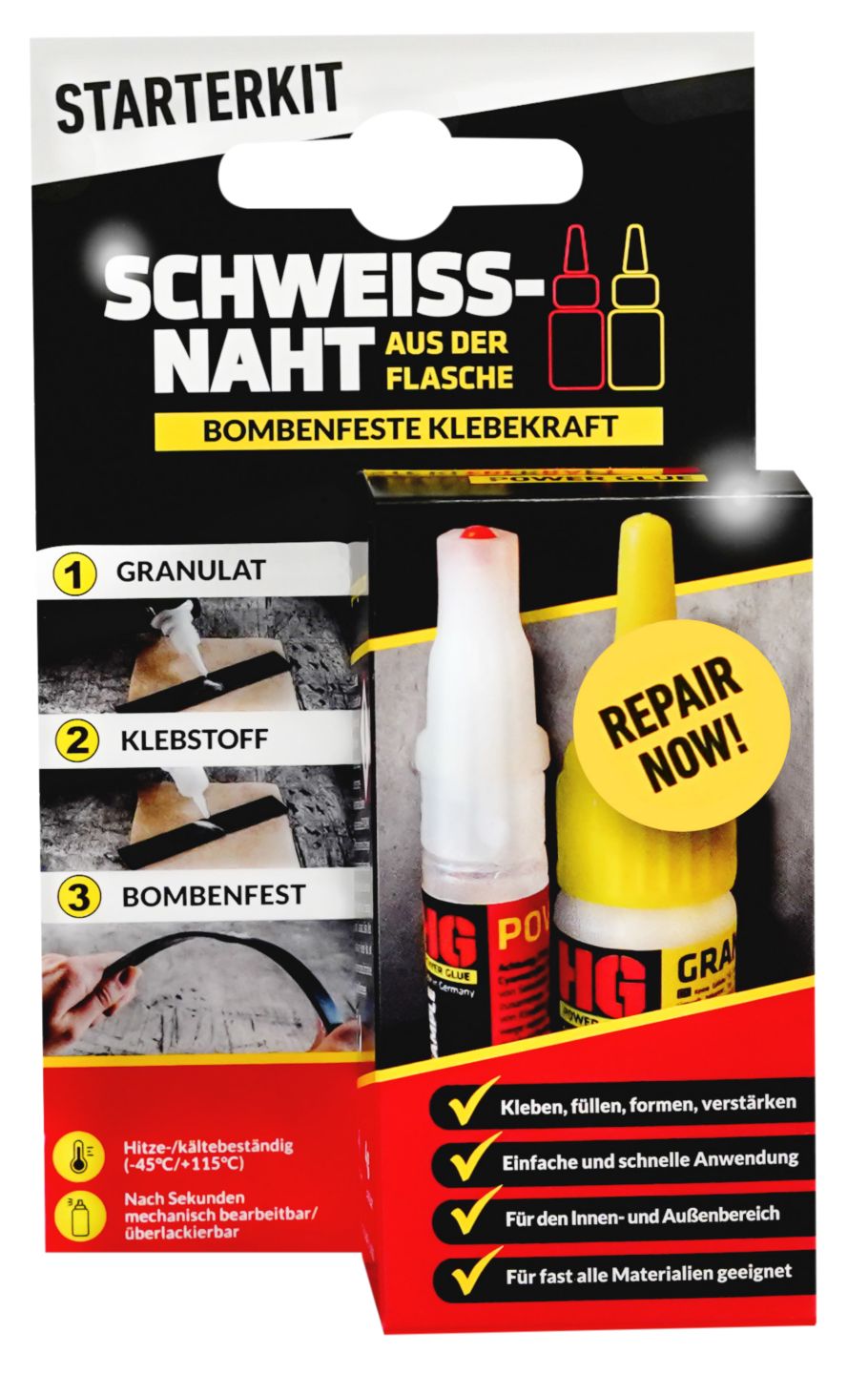 HG POWERGLUE Schweißnaht aus der Flasche