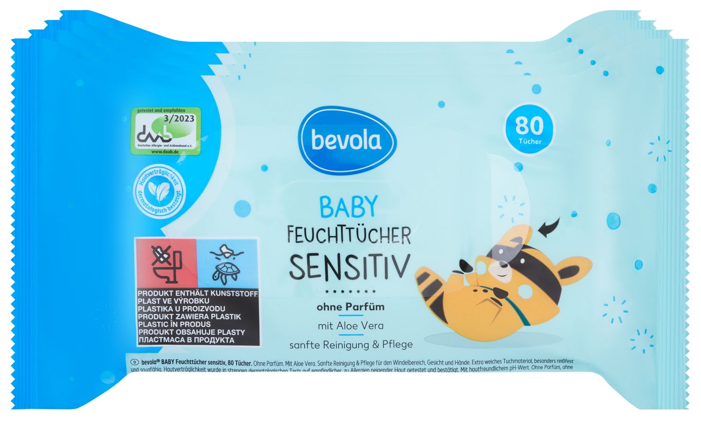 BEVOLA® BABY Feuchttücher