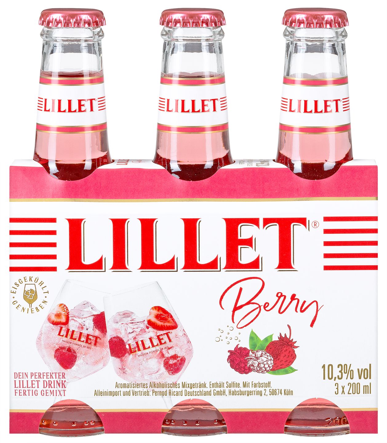 LILLET Tonic, Berry oder Rosé White Peach