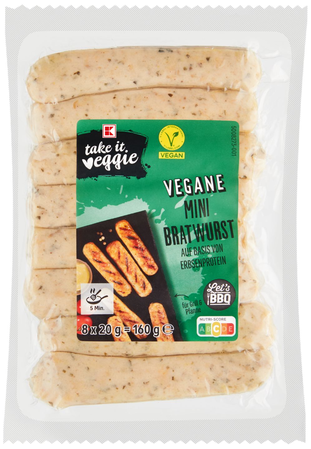K-TAKE IT VEGGIE Vegane Mini-Bratwurst