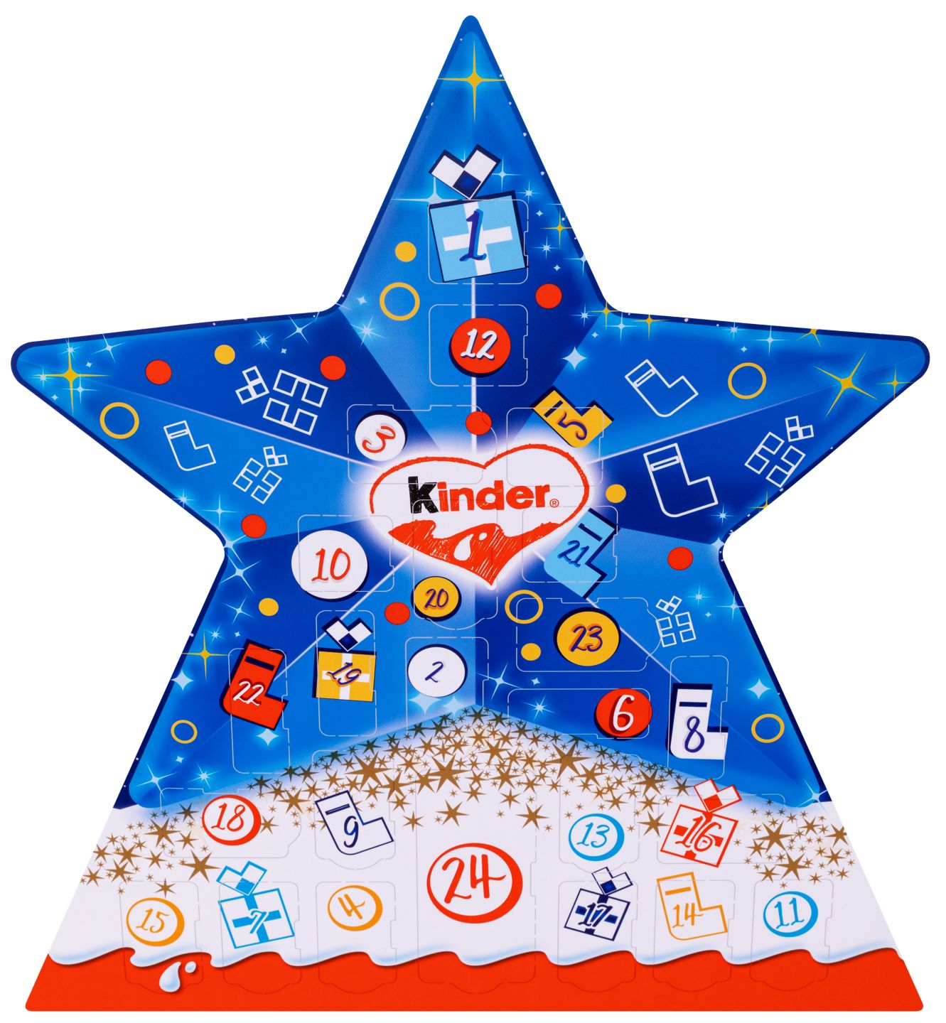 KINDER Mini-Mix- oder Stern-Adventskalender