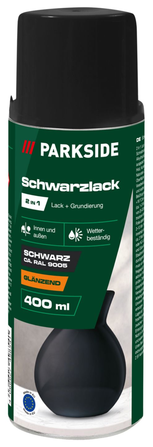 PARKSIDE Schwarzlack glänzend