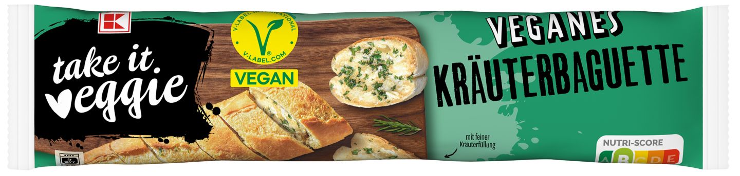 K-TAKE IT VEGGIE Veganes Kräuterbaguette