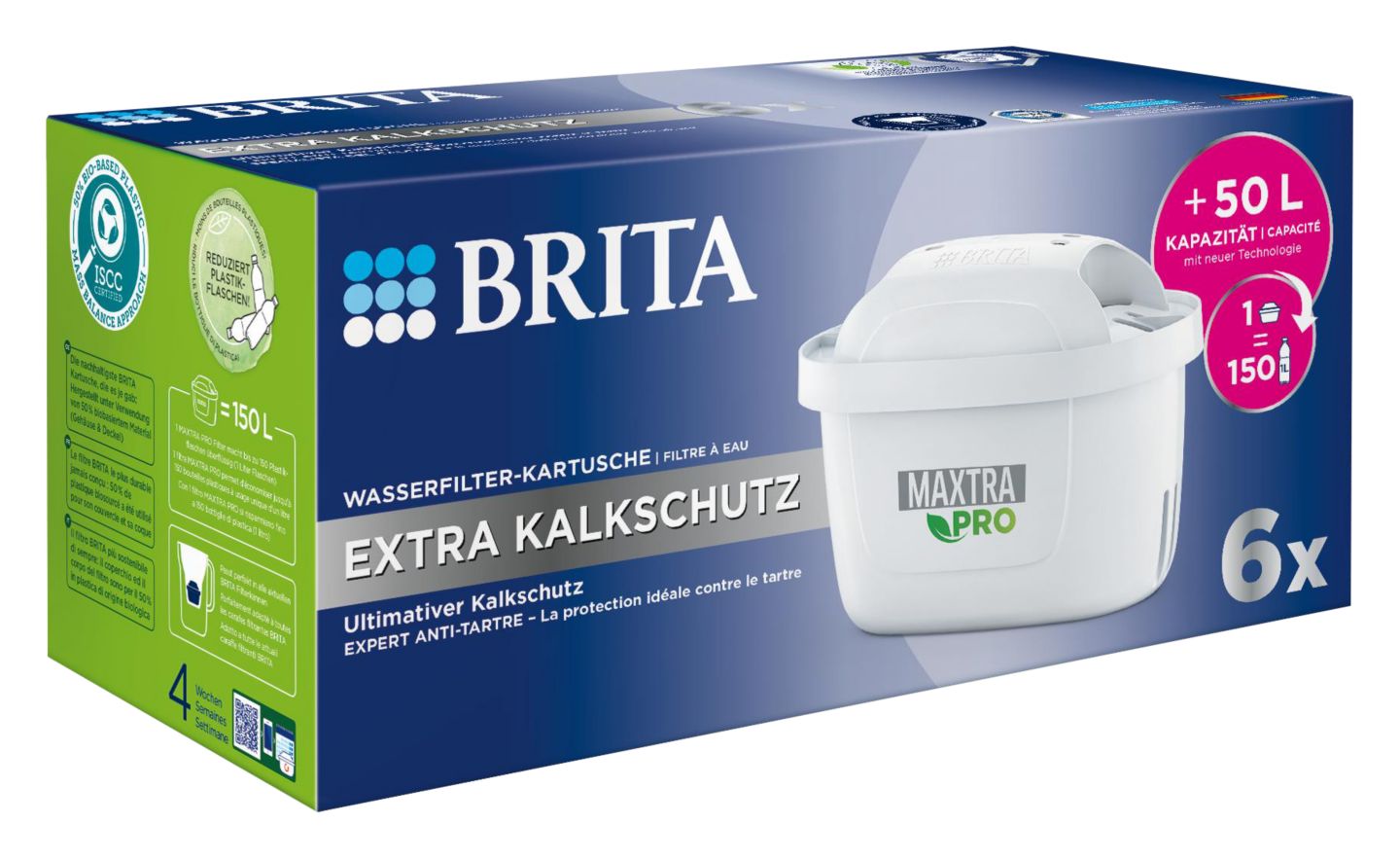 BRITA Wasserflter-Kartuschen »MAXTRA PRO Extra Kalksch.«