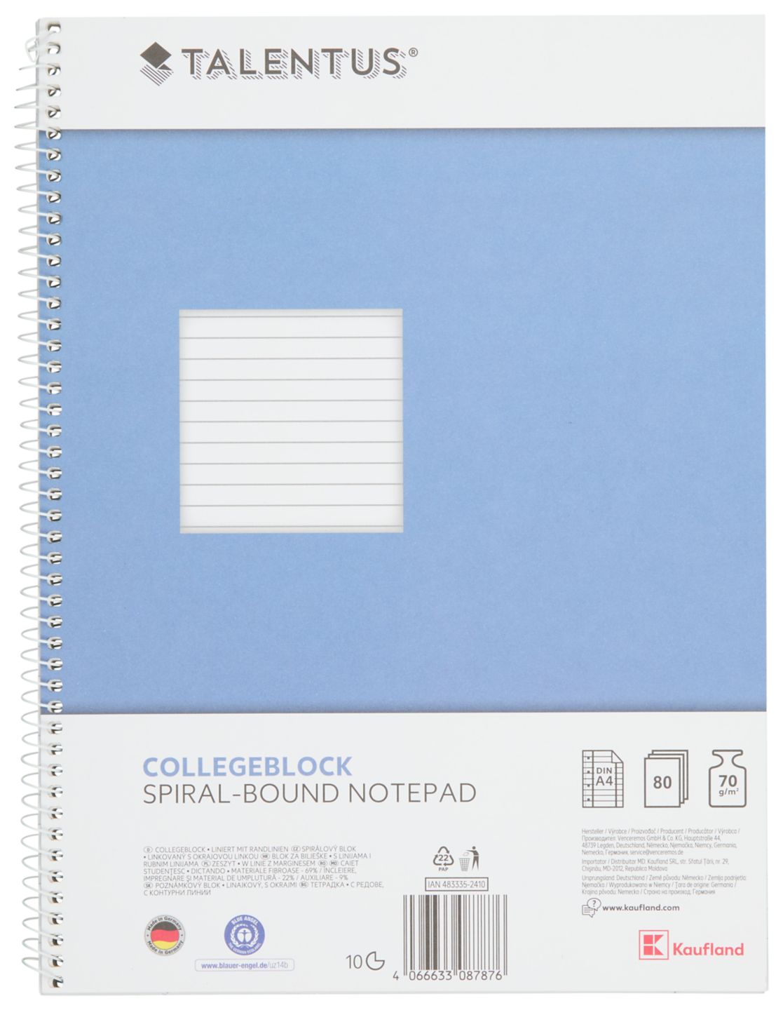 TALENTUS® Collegeblock A4 liniert