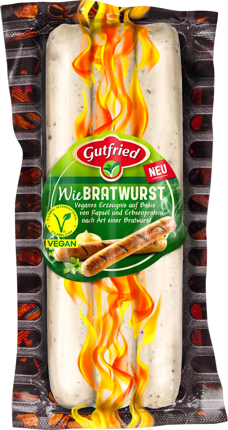 GUTFRIED Vegane WieBratwurst 