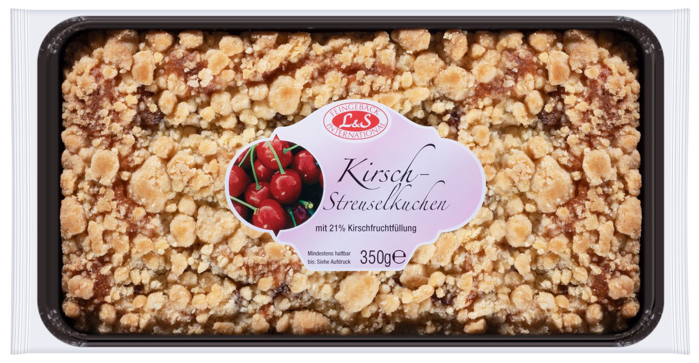 L&S FEINGEBÄCK Kirsch-Streuselkuchen