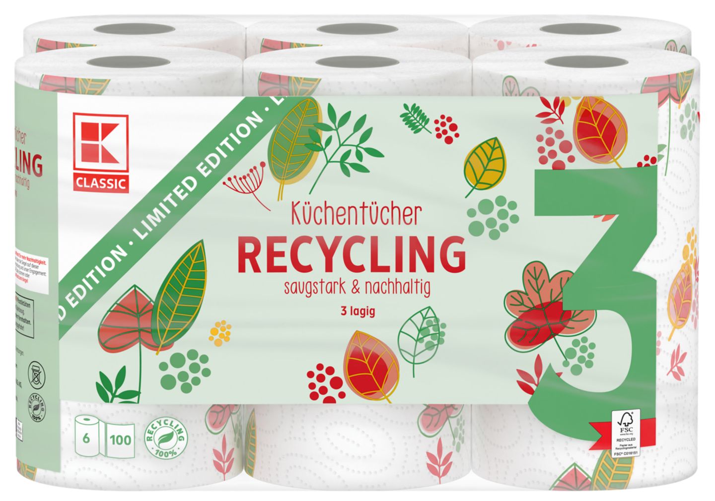 K-CLASSIC Recycling-Küchentücher 