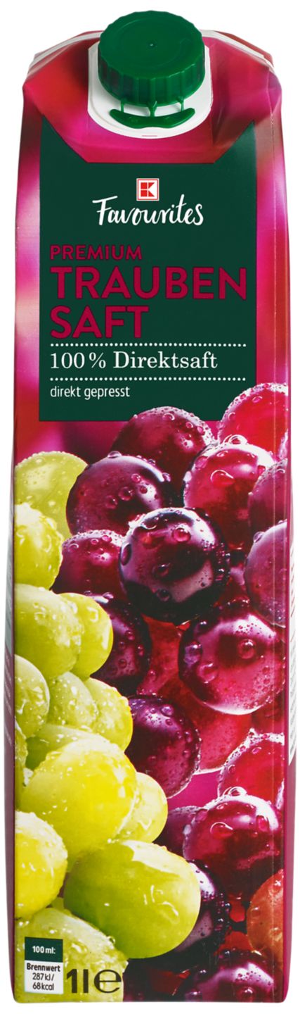 K-FAVOURITES Trauben-Direktsaft 