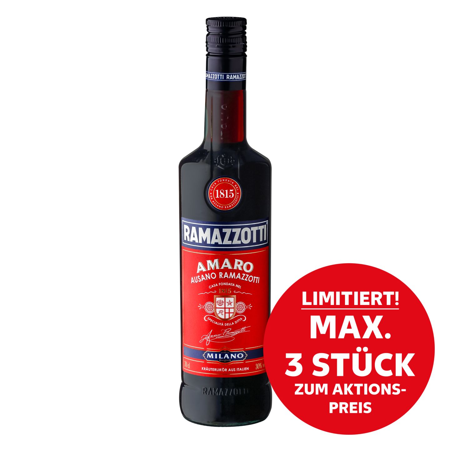 RAMAZZOTTI Ital. Liköre oder Arancia Alkohlfrei