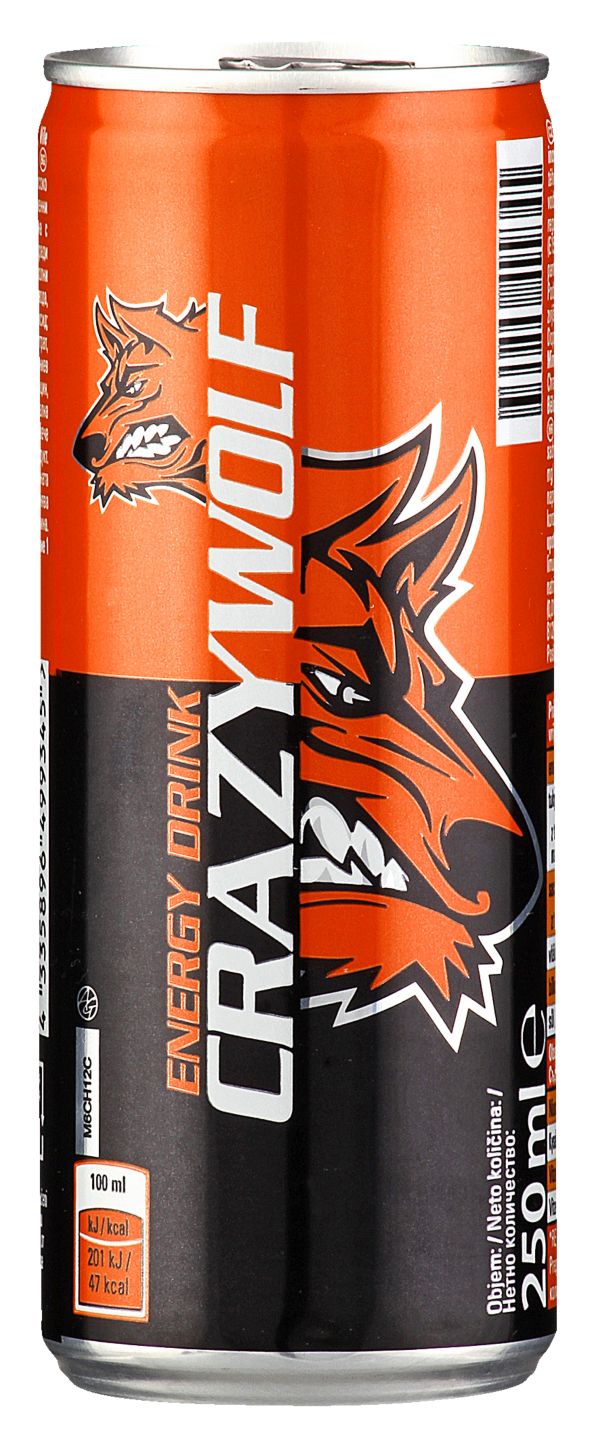 Crazy Wolf Energetsko piće
MPC 2.5.2025=0,63€