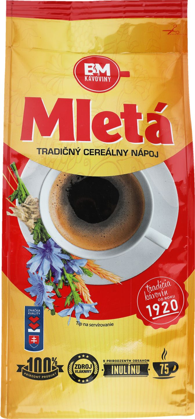 BM Kávoviny Mletá praž. kávovinová zmes