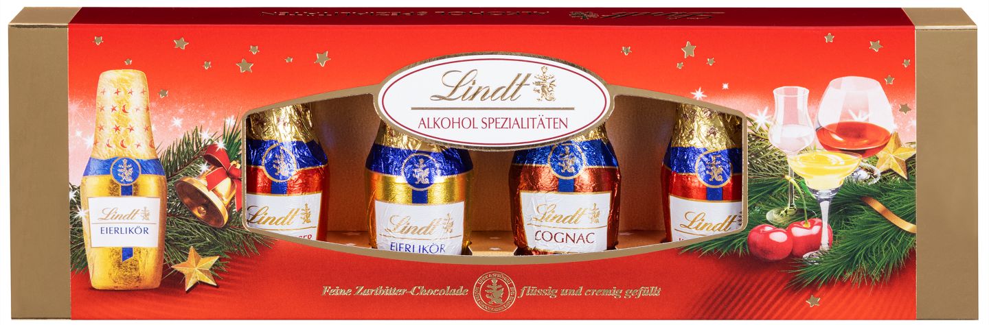 LINDT Alkohol-Spezialitäten- Fläschchen