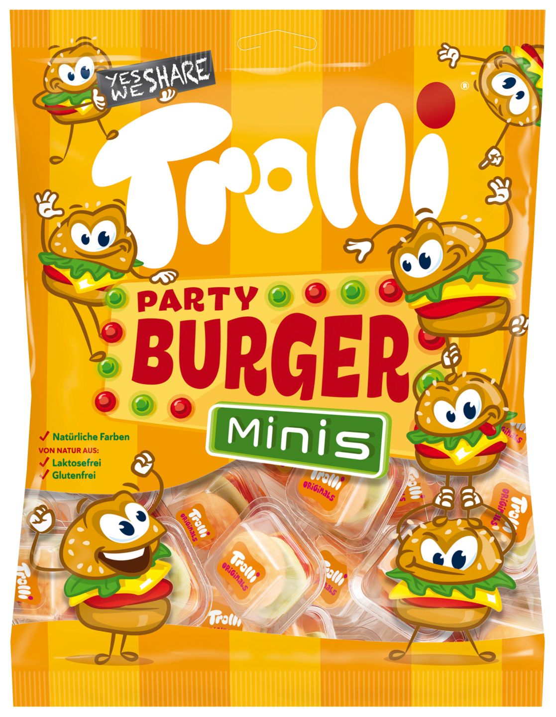 TROLLI Party-Burger Minis
