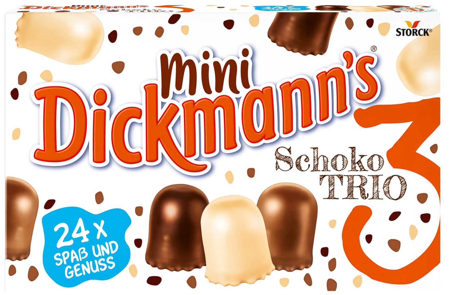 STORCK Mini-Dickmann's Schoko-Trio