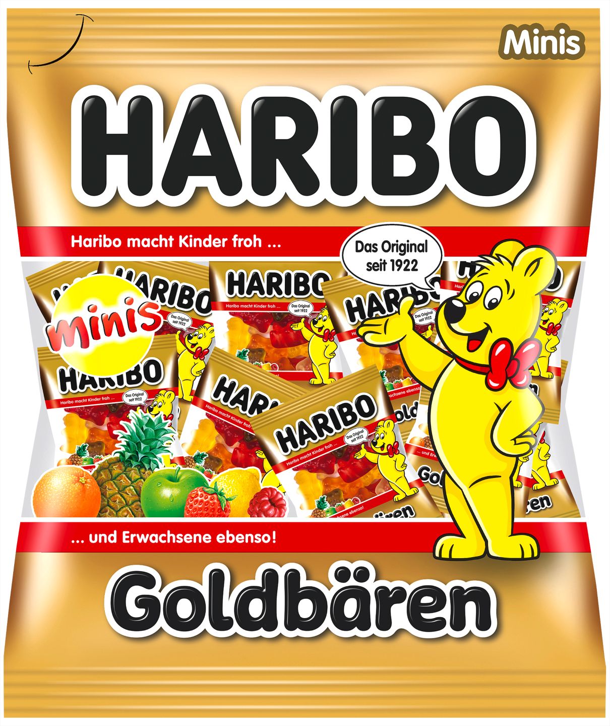 HARIBO Fruchtgummi-Minis Portionspackungen