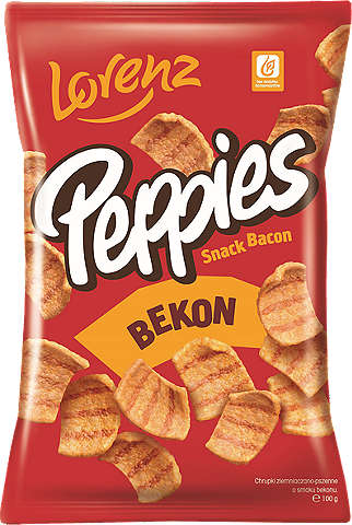 Peppies Prażynki o smaku bekonu