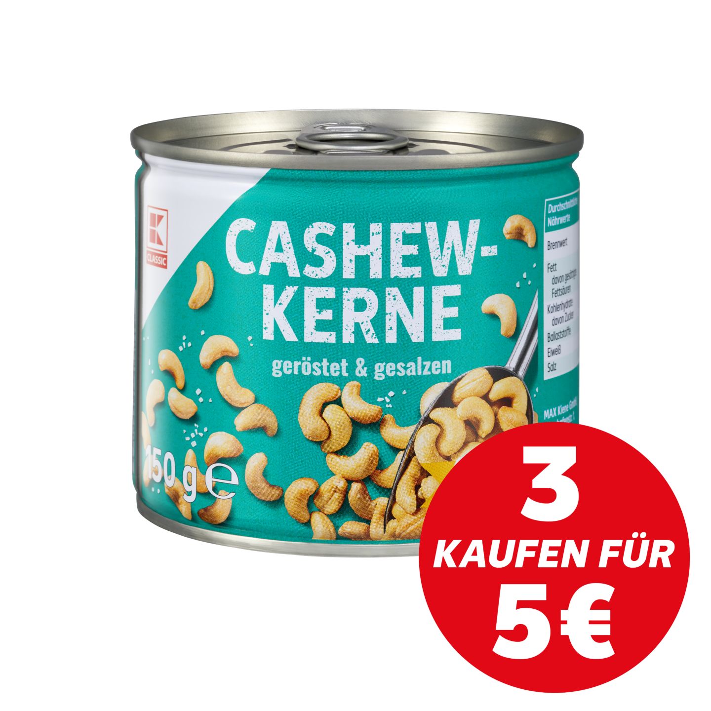 K-CLASSIC Cashewkerne versch. Sorten