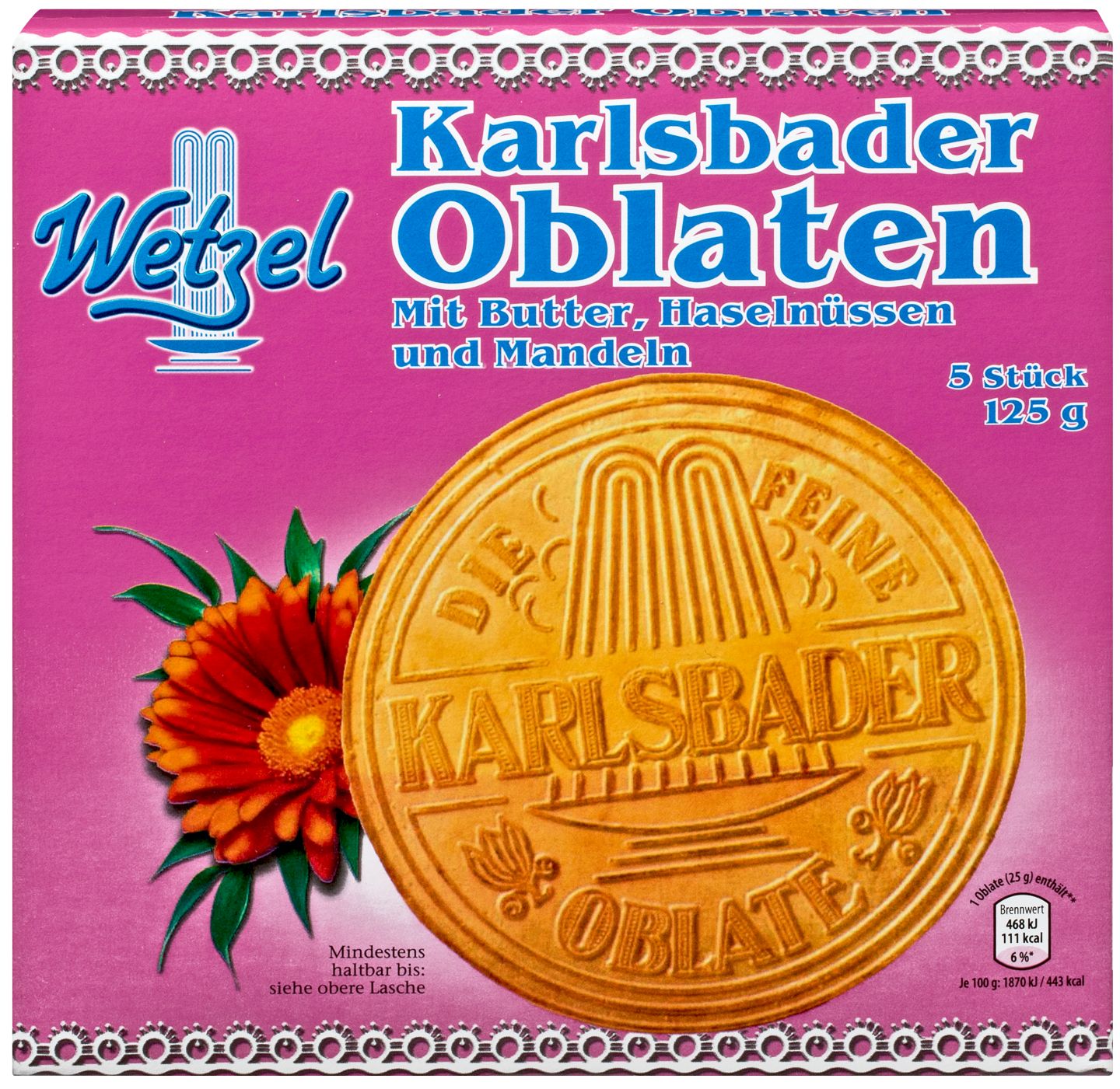 WETZEL Karlsbader Oblaten