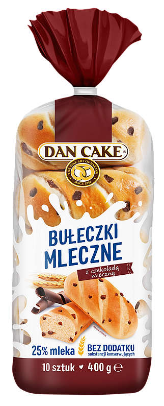 Dan Cake Bułeczki mleczne z czekoladą