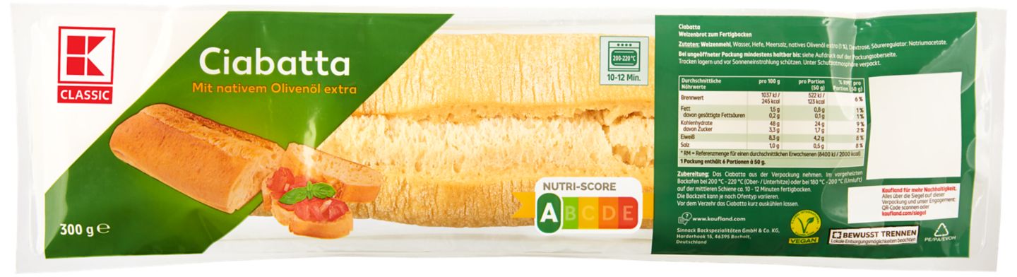K-CLASSIC Ciabatta