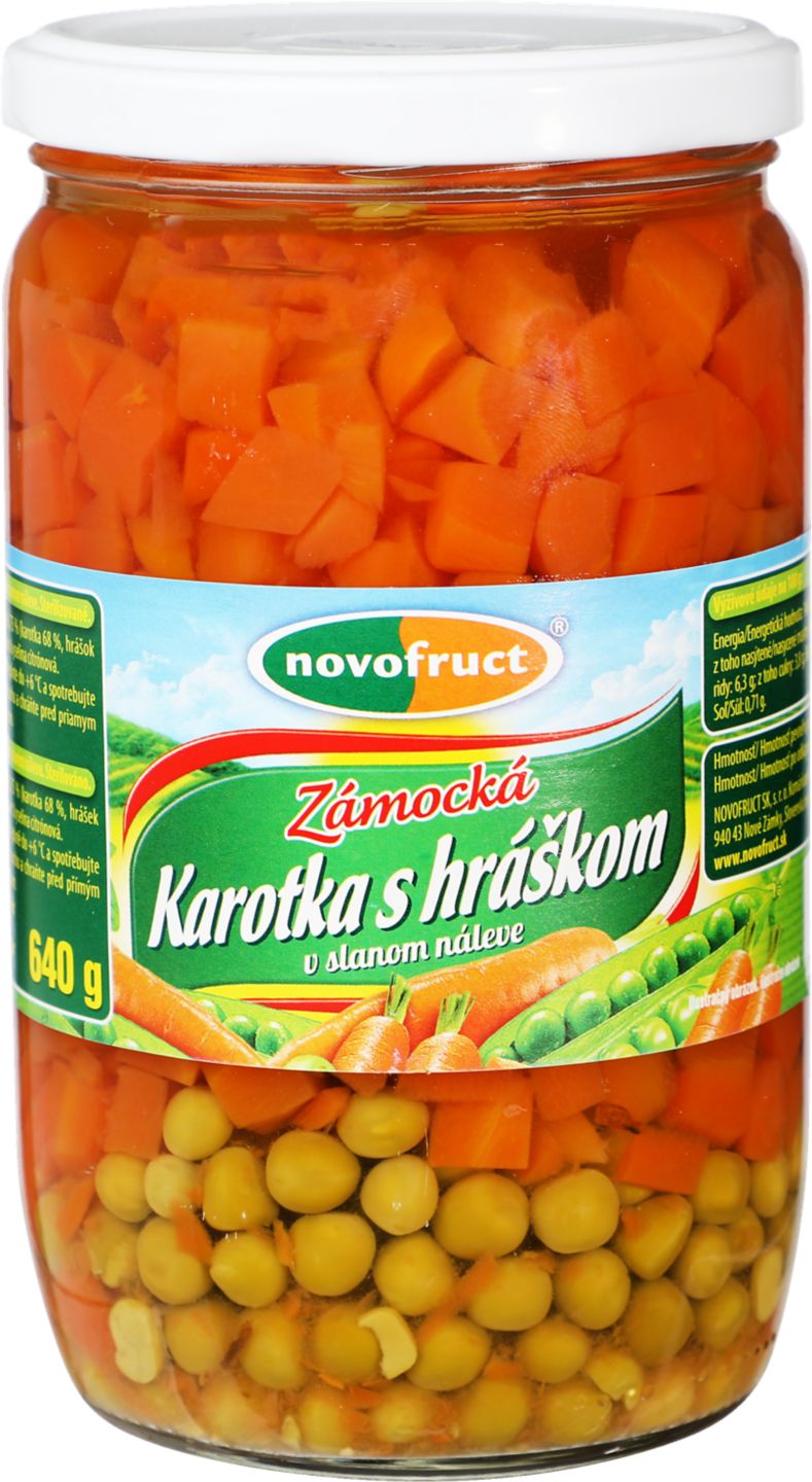 Novofruct Karotka s hráškom